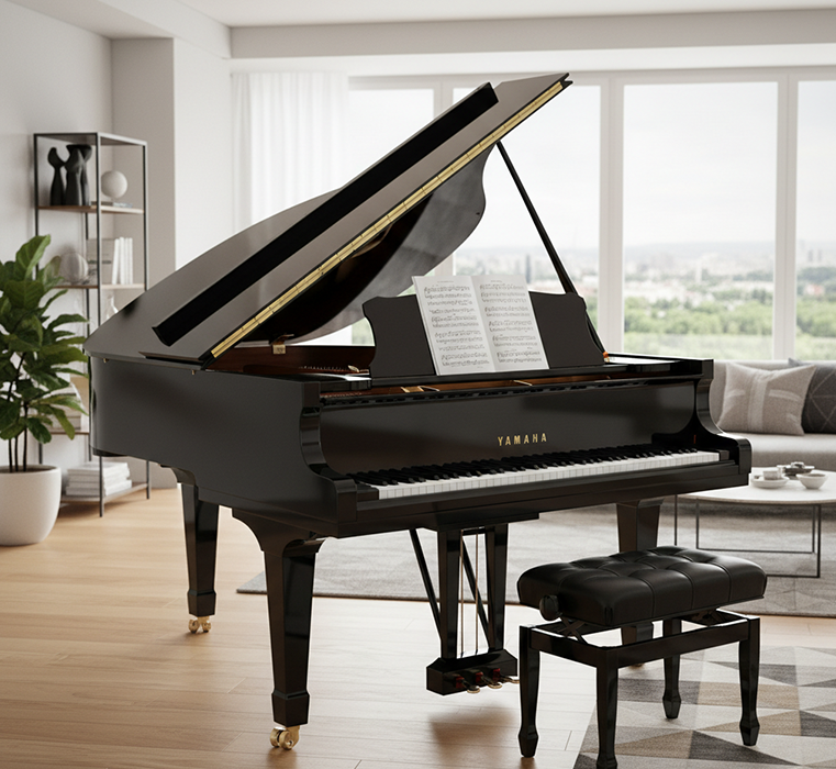 yamaha c2x piano à queue en option : silent, disklavier