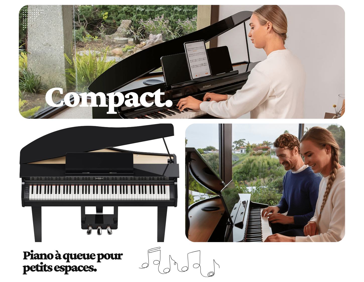 roland gp 3 piano à queue numérique