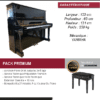 yamaha u3 silent mp3z noir laqué piano droit