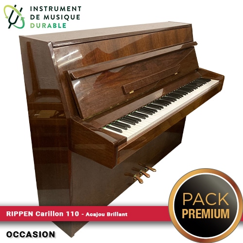 rippen modèle carillon 110 acajou brillant piano droit occasion