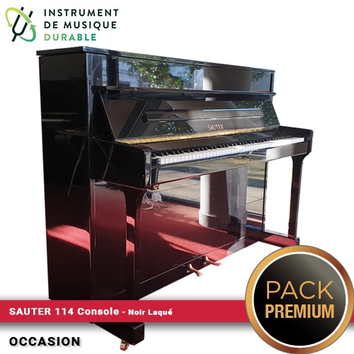 sauter modèle 114 noir laqué piano droit occasion