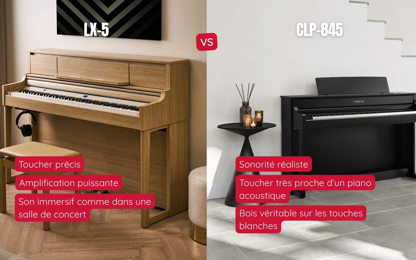 comparatif LX-5 et CLP-845