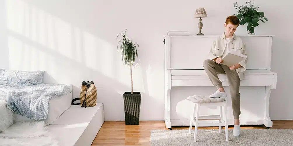 piano acoustique débutant